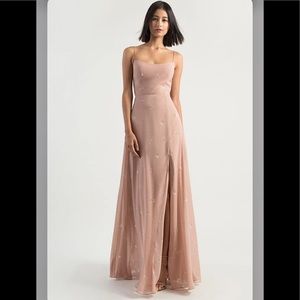 Jenny Yoo Long Bridesmaid Dress Kiara Print